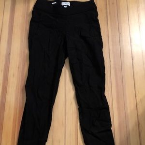 Elle Pull-on Skinny Black Dress Pants